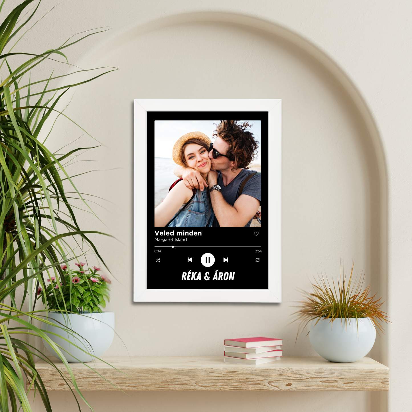 Spotify stílúsú egyedi fotós plakát - A közös dalunk