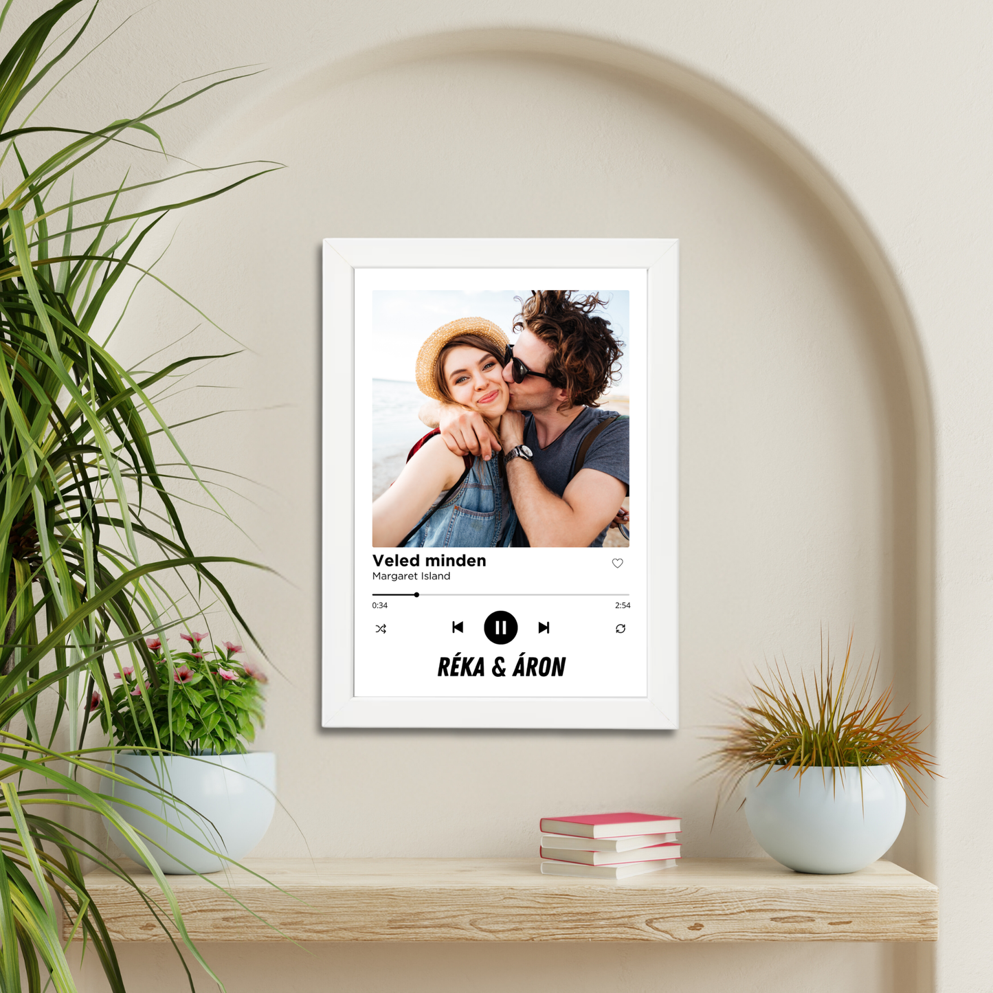 Spotify stílúsú egyedi fotós plakát - A közös dalunk