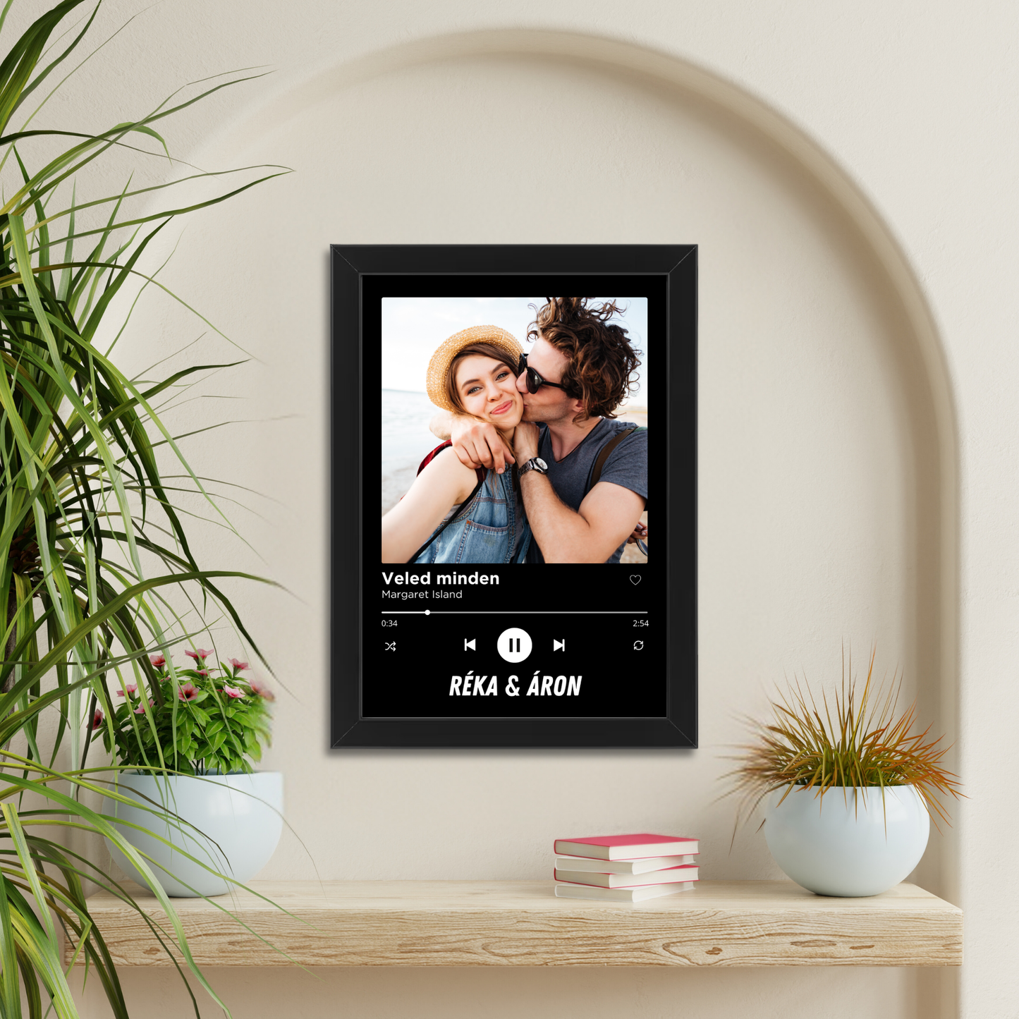 Spotify stílúsú egyedi fotós plakát - A közös dalunk