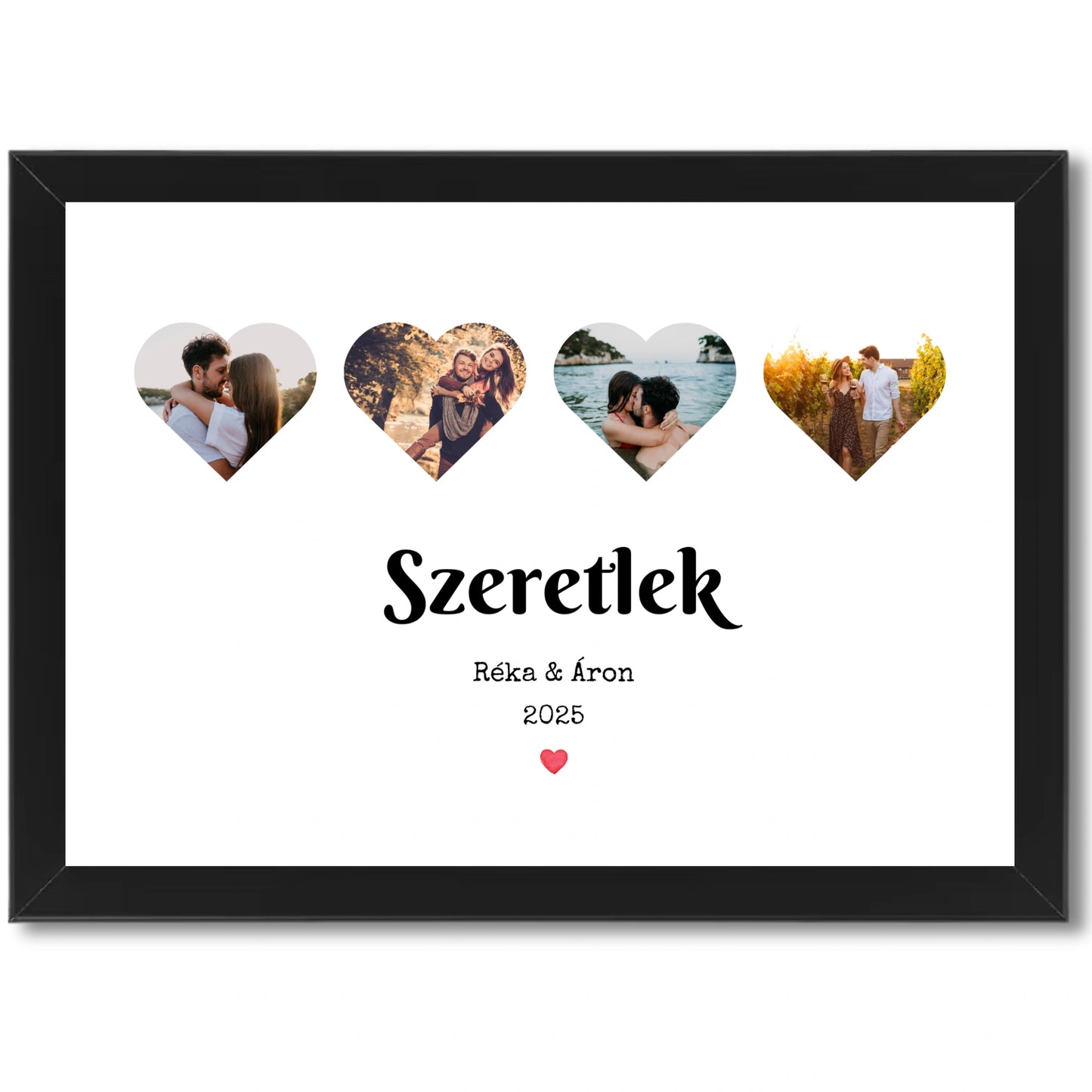 Szivecskés Falikép- 4 fotóval