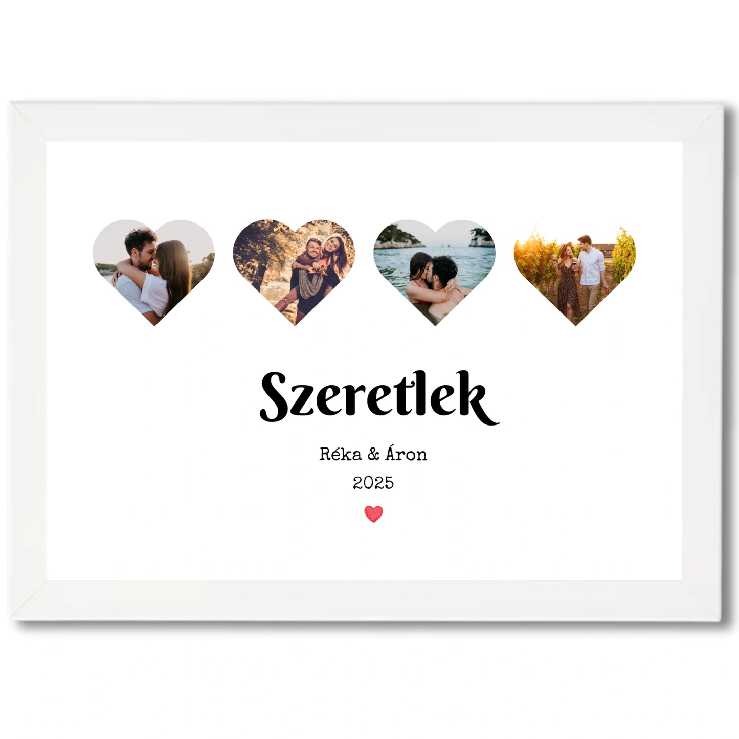 Szivecskés Falikép- 4 fotóval